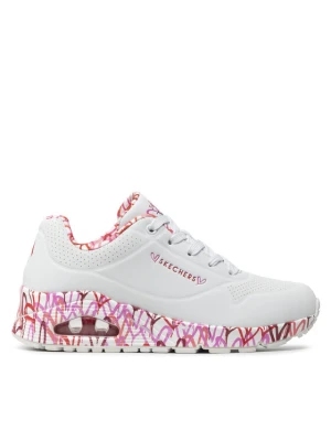 Sneakersy Skechers Uno Loving Love 155506 / WRPK Biały