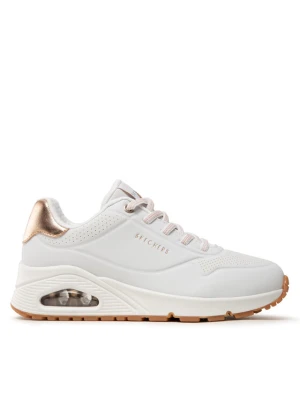 Sneakersy Skechers Uno Shimmer Away 155196 / WHT Biały