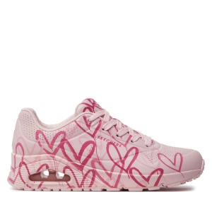Sneakersy Skechers Uno Spread The Love 155507/LTPK Różowy