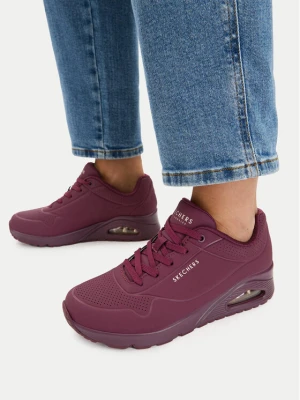 Sneakersy Skechers Uno Stand On Air 73690 / PLUM Bordowy