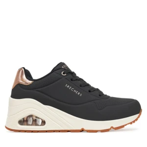 Sneakersy Skechers UNO Wedge - Hi Steps (177520-BBK) 177520/BLK Czarny