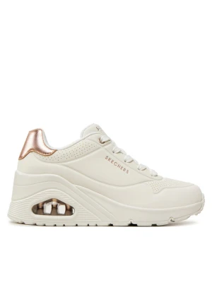 Sneakersy Skechers Uno Wedge - Hi Steps 177520/WHT Biały