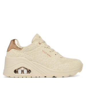 Sneakersy Skechers Uno Wedge - Safari Daze 177521/OFWT Beżowy