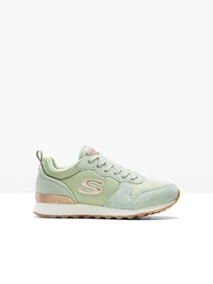 Sneakersy Skechers z pianką memory BonPrix zielony