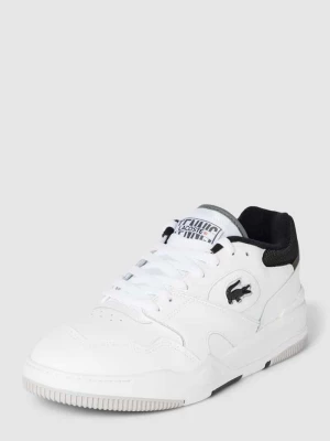 Sneakersy skórzane z detalami z logo model ‘LINESHOT’ Lacoste