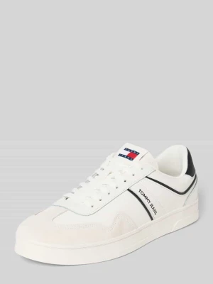 Sneakersy skórzane z detalami z logo model ‘THE GREENWICH’ Tommy Jeans