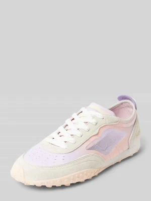 Zdjęcie produktu Sneakersy skórzane z nadrukiem z logo model ‘SWALLOW’ HOFF