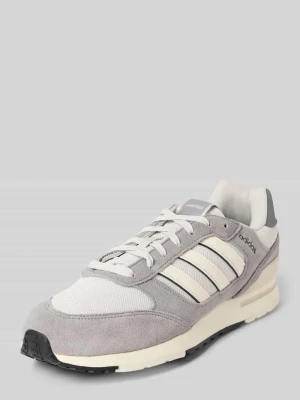 Sneakersy skórzane z napisem z logo adidas Sportswear