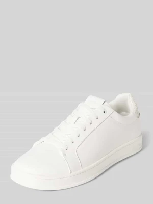 Sneakersy skórzane z naszywką z logo CK Calvin Klein