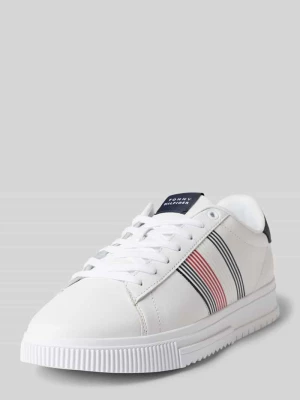 Sneakersy skórzane z naszywką z logo model ‘SUPERCUP LTH SEASONAL’ Tommy Hilfiger