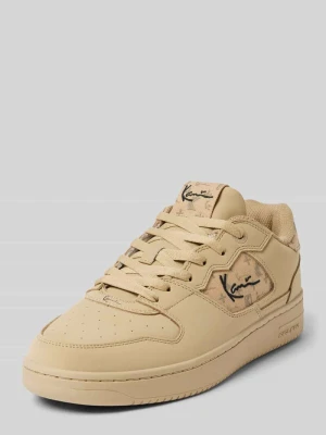 Sneakersy skórzane z wyhaftowanym logo Karl Kani