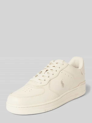 Sneakersy skórzane z wyhaftowanym logo model ‘MASTERS’ Polo Ralph Lauren