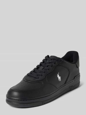 Sneakersy skórzane z wyhaftowanym logo model ‘MASTERS’ Polo Ralph Lauren