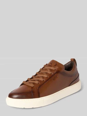 Sneakersy skórzane z wytłoczonym logo model ‘METRO’ Lloyd