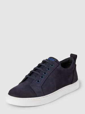 Sneakersy skórzane ze sznurowaniem G.O.L. Granatowy