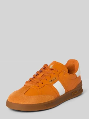 Sneakersy skórzane ze sznurowaniem model ‘HTR Aera’ Polo Ralph Lauren