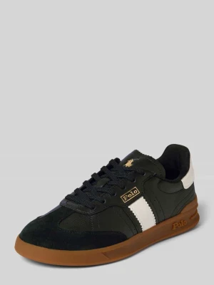 Sneakersy skórzane ze sznurowaniem model ‘HTR Aera’ Polo Ralph Lauren