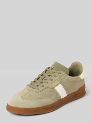 Sneakersy skórzane ze sznurowaniem model ‘HTR Aera’ Polo Ralph Lauren