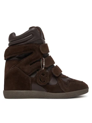 Sneakersy Steve Madden Mavis 11005696 Brązowy ciemny