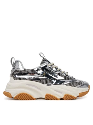 Sneakersy Steve Madden Possession-E SM19000033 Srebrny