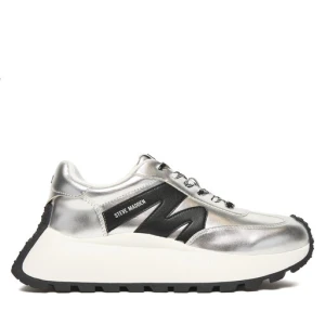 Sneakersy Steve Madden Supercampo SM11004808 Srebrny