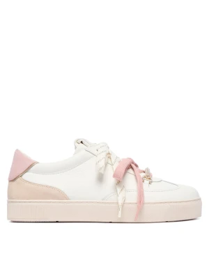 Sneakersy Stuart Weitzman Colton SN031 Kremowy