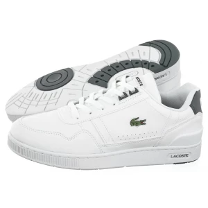 Sneakersy T-Clip 0121 1 Suj Wht/Dk Grn 7-42SUJ00041R5 (LC427-a) Lacoste