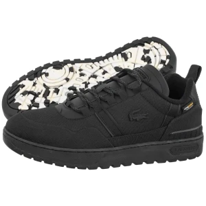 Sneakersy T-Clip Wntr 224 2 SMA Blk / Blk-Textile 748SMA003802H (LC480-a) Lacoste