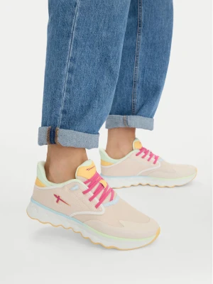 Sneakersy Tamaris 1-23700-44 Écru Kremowy