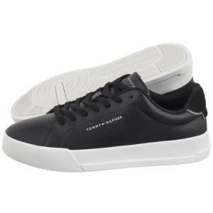 Sneakersy TH Court Lth Detail Ess Black FM0FM05367 BDS (TH1219-b) Tommy Hilfiger