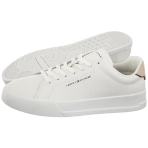 Sneakersy TH Court Lth Detail Ess Ecru/Classic Beige FM0FM05367 0LE (TH1219-f) Tommy Hilfiger