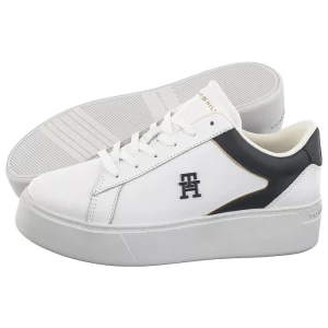 Zdjęcie produktu Sneakersy TH Platform Court Sneaker White/Space Blue FW0FW07910 0K5 (TH1104-a) Tommy Hilfiger