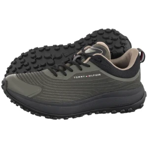 Sneakersy The Canyon X M Knit Runner Pewter Green FM0FM006067 MRH (TH1528-a) Tommy Hilfiger