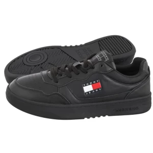 Sneakersy Tjm Cupsole Leather Ess Black EM0EM01443 BDS (TH1169-a) Tommy Hilfiger