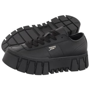 Sneakersy Tjw Platform Sneaker Leather LC Black EN0EN03165 BDS (TH1531-a) Tommy Hilfiger