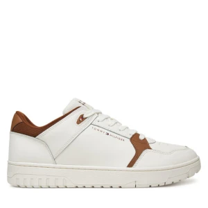 Sneakersy Tommy Hilfiger Basket Core Lite Lth Mix FM0FM05518 Écru