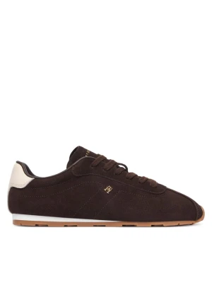 Sneakersy Tommy Hilfiger Bella Low Runner FW0FW09189 Brązowy