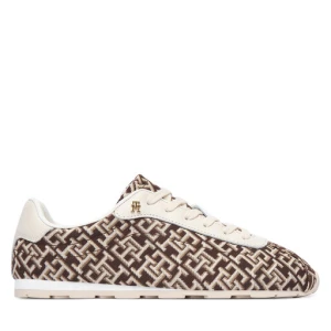 Sneakersy Tommy Hilfiger Bella Monogram Sneaker FW0FW09523 Brązowy