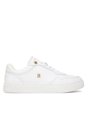 Sneakersy Tommy Hilfiger Casual Cupsole Sneaker FW0FW09022 Biały