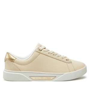 Sneakersy Tommy Hilfiger Chic Court Sneaker FW0FW08382 Beżowy