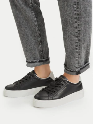 Sneakersy Tommy Hilfiger Chic Cupsole FW0FW09107 Czarny