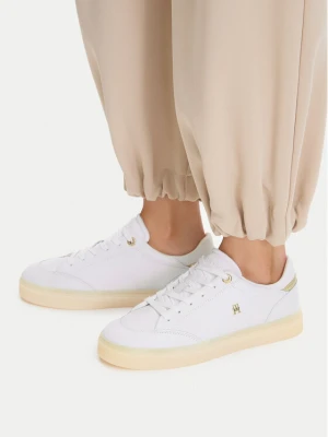 Sneakersy Tommy Hilfiger Chic Elevated FW0FW09400 Biały