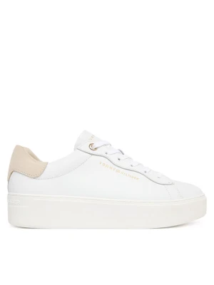 Sneakersy Tommy Hilfiger Chic Platform Cupsole Sneaker FW0FW09021 Biały