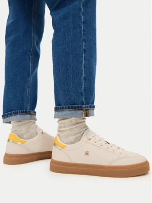 Sneakersy Tommy Hilfiger CHIC SNEAKER ELEVATED FW0FW09400 Beżowy