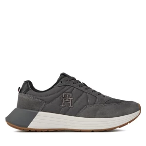 Sneakersy Tommy Hilfiger Classic Elevated Runner Mix FM0FM04876 Dark Ash PTY