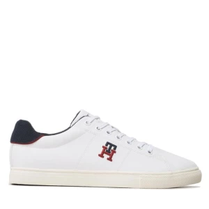 Sneakersy Tommy Hilfiger Core Vulc Varsity Monogram FM0FM04350 Biały