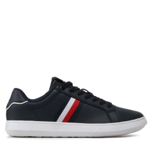 Sneakersy Tommy Hilfiger Corporate Leather Cup Stripes FM0FM04732 Desert Sky DW5