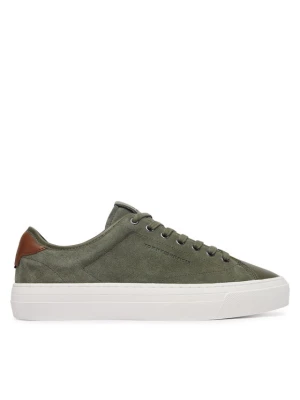 Sneakersy Tommy Hilfiger Dress Casual Mix FM0FM05993 Khaki