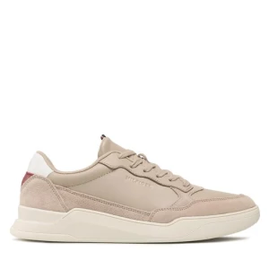 Sneakersy Tommy Hilfiger Elevated Cupsole Leather Mix FM0FM04358 Beżowy