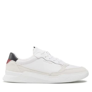 Sneakersy Tommy Hilfiger Elevated Cupsole Leather Mix FM0FM04358 Biały